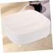 Housoutil Box Makeup Storage Box Eyeshadow Makeup Organizer Makeup Countertop Organizer Bracket Cosmetic 20.6X20X8.6CM White - Buy Online on GoSupps.com