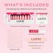 LUXXI Medium Coffin Press On Nails - Pink Chrome | Long-Lasting & Waterproof | 24pc Nail Kit with Glue - Baddie Style - Buy Online on GoSupps.com