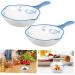 Zerodeko 2pcs Seasoning Dish Dip Dishes Japanese Style Dinnerware Kids Cutlery Sauce Dishes for Sushi Snack Dishes Plates Snacks Dipping Sauce Dish Soy Sauce Cute Ceramics Child 13.8X10X2.5CM As Shown - Buy Online on GoSupps.com