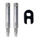 Continental Conti Valve Extender (Pack of 2) 60mm Silver