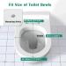 Square Toilet Seat Soft Close Toilet Seat with Quick Release Adjustable Hinges Easy Clean Easy Installation White 37X47cm 38X48.8cm Little Surprise - Buy Online on GoSupps.com