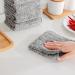 Dishcloth Bamboo Fiber Dish Towel Household Cleaning Cloths Rags Dishcloths 25*25cm_10pcs - Buy Online on GoSupps.com
