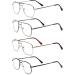 Koosufa Retro Pilot Reading Glasses - Anti Blue Light Metal Frame Strength 1.0-4.0 Unisex Fashion - Shop Now! - Buy Online on GoSupps.com
