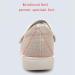 MisFun Women's Wide Diabetic Shoes for Swollen Feet - Breathable & Medical for Diabetics and Edema - Size 9 Beige - Buy Online on GoSupps.com