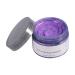 Hair Wax 6 Colors Single Use Hair Coloring Wax Styling Tool No Damage to Hair for Men and Women (Purple)