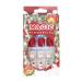 Brishow Christmas Artificial Nails - 24 Press-On Red Snow Moose Design for Women & Girls - Buy Online on GoSupps.com