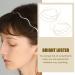 Lurrose 6-Piece Golden Wave Hair Ties | Elegant Headgear for Women & Girls | Perfect for Weddings & Special Occasions - Buy Online on GoSupps.com
