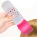 itrimaka Root Comb Applicator Bottle - Bottle Applicator Brush with Graduated Scale | Hair Oiling Applicator Bottle for Hair Dye Oil Comb Precise for Scalp and Hair Care Red - Buy Online on GoSupps.com