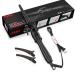 MHU PRO Tapered Curling Wand with Short Clamp 1-1/2 Inch Curling Iron One Barrel Multiple Size 9 Temperature Settings for 280 -400 Automatic Shut-Off