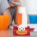 Rolling Toothpaste Squeezer - Cute Smiling Face Tube Squeezer Tool Manual Toothpaste Dispenser Toothpaste Holder Squeezer for Bathroom Restroom Red - Buy Online on GoSupps.com
