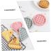 Milisten 3pcs Mold Cookie Silicone Muffin Pan Fondant Waffle Baking Pan Chocolate Chip Waffles Cajas para Con Chocolate Jelly Waffle Maker Mould Bakeware Silica Gel Round 12X11X1.6CM Random Color - Buy Online on GoSupps.com