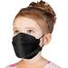 Buy WEXCV 100 Pack Disposable Masks for Kids - 4D Breathable Dustproof Protection - Black Mouth-Nose Cover for Young Girls - Buy Online on GoSupps.com