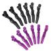 Xrten 12 pieces hair clips hair clips hairdresser clips combi-clip hair clip hairdresser sectioning clips made of plastic