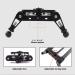 KONOVA Motorized Slider P1 Series Carbon Dolly with S2 for Parallax Panorama Shot Live Motion - 60cm (23.6 inch) - Supports Camera, Mobile Phone, DSLR, Mirrorless - Includes Bag - Buy Online on GoSupps.com
