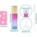 Rowiz 10pcs Essential Oils Roll on Bottles 10ml Refillable Empty Glass Rollerball Bottles with Golden Cap Perfect for Homemade Perfume Fragrance Aromatherapy Oils Rose Blue Gradient - Buy Online on GoSupps.com