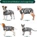 Kuoser Camouflage Dog Recovery Bodysuit - Breathable Post-Op Bodysuit for Male & Female Dogs Leakage Protection & Anti-Licking XS Gray Camo (1 Pack) - Buy Online on GoSupps.com