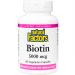 Natural Factors Biotin 5000 mcg 60 Vegetarian Capsules