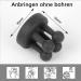 4 Pieces Adhesive Hooks Set - Silicone Toothbrush Holder Key & Cable Organizer | Self-Adhesive Wall Hooks for Bathroom & Kitchen (Black + White) - Buy Online on GoSupps.com