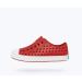 Native Shoes Kids Jefferson Bloom Sneakers - Lightweight & Breathable 11 Little Kid Torch Red/Shell White - Buy Online on GoSupps.com
