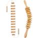 Premium Wooden Massage Roller - 12 Rotatable Rollers for Muscle Pain Relief & Body Shaping - Buy Online on GoSupps.com