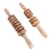 Frcolor 2st wood massage device muscle roller massage gauge muscle roller wood massage roller made of wood muscle rollerstock hand massage roller manual massage devices H lzern Massagerad variety