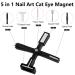 5 in 1 Nail Magnet Tool - Magnetic Cat Eye Gel Polish Applicator | Multi-Function Nail Art Tool for Salon & DIY (Pink - Buy Online on GoSupps.com