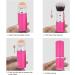 2 in 1 Face Oil Absorbing Roller Oil Absorbing Face Roller Reusable Double Headed Volcanic Stone Oil Absorbing Roller with Foundation Brush for Facial Skin Care - Buy Online on GoSupps.com
