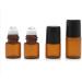 12Pcs 2ml Essential Oils Roller Bottles Mini Empty Roll-on Bottles with Stainless Steel Roller Balls and Black Cap Cosmetic Makeup Storage Vials For Fragrance Perfume Aromatherapy - Buy Online on GoSupps.com