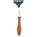 3-Part Wood Shaving Set for Men | Silver Tip Brush & Compatible Razor | Premium Wood Wet Shaving Gift Set - Buy Online on GoSupps.com