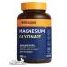 Whollium Magnesium Glycinate Optimal Absorption Magnesium Supplements Fully Chelated Gentle on The Stomach High Bioavailability 150 mg Elemental Magnesium Muscle Brain Heart Health 90 Tabs