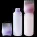 FYJLXF 2 Pack Root Comb Applicator Bottle 6 Ounce Hair Dye Applicator Brush Transparent Applicator Bottle with Graduated scale Hair Coloring Dye and scalp treament essential Purple - Buy Online on GoSupps.com