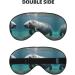 Shop Unisex Manatee Animal Print Eye Mask - Soft Adjustable Sleeping Face Mask for Restful Sleep - Buy Online on GoSupps.com