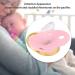 Bling Baby Pacifier - Heart Shaped Rhinestone Silicone Pacifier (Pink) | 6-18 Months - Buy Online on GoSupps.com