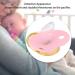 Personalized Heart-Shaped Baby Schnuller - Shiny Pink Glitter Crystal Pacifier for Girls | Luxurious Newborn Gift - Buy Online on GoSupps.com