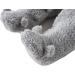JiAmy Baby Hooded Romper Winter Jumpsuit Flannel Outfit | Gray 9-12 Months - Buy Online on GoSupps.com