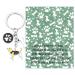 Ensianth Dog Keychain Gifts for Dog Lovers Puppy Keychain Dog Paw Print Keychain Gifts for Dog Owners Mom Dad Puppy Dog Keyring Foxhound