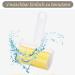 Voarge Reusable Lint Rollers - 6 Set Washable Animal Hair Remover in 2 Sizes | Eco-Friendly Lint Roller Accessories (Yellow) - Buy Online on GoSupps.com