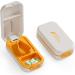 Pill Cutter for Small or Large Pills Pill Splitter Slide Switch Travel Portable for Cutting Vitamins Tablets (1-Pc A) 1-Pc A