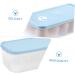 1pc Box Egg Storage Box Eggs Egg Holder for Refrigerator Household Kitchenware Earth Tones re-usable Blue 24x11.5cm - Buy Online on GoSupps.com