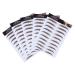NOLITOY Eyebrow Stickers Brown 5pcs Eyebrow Stickers Cosmetic Eyebrow Decals Eyebrow Stencils Transfer Stickers Water Proof 6d 21x15cm Brown