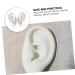 ULTECHNOVO 3 Pairs Soft Silicone Ear Models - Acupuncture & Jewelry Display Ear Mold Kit for Cleaning & Crafts - Buy Online on GoSupps.com