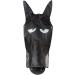 PFIFF 101013 Fly Mask Face Mask for Horses - Black-Grey Fly Protection for Ponies | Shop Internationally - Buy Online on GoSupps.com