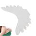 Chest Wrinkle Pads Silicone Chest Pad Reusable Wing Shape Sequined Anti Wrinkle Silicone Chest Pad for Skin Lines Preventing Wrinkles and Smoothing Skin