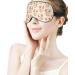 Axolotls Hearts and Bubbles Sleep Mask - Beige Yellow | Lightweight Adjustable Eye Mask for Sleeping Travel and Shift Work - Buy Online on GoSupps.com