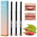 Detachable Lip Liner - Peel-Off Lip Liner,3Pcs Lip Stain Peel Off,Long Lasting Lip Stain,Tattoo Lip Liner,Matte Detachable Long Lasting Lip Stain,Waterproof,Suitable for All Types Lips (Dark Brown)