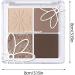 Eyeshadow - Waterproof Eyeshadow Makeup Set - Blendable Long Lasting Waterproof Makeup Palette Eyeshadow Cosmetics Makeup Pallet 05 - Buy Online on GoSupps.com