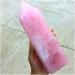 Jukuckv Natural Rose Quartz Crystal Obelisk - Reiki Healing Stone Wand (500g) for Spiritual Support & Home Decoration - Buy Online on GoSupps.com