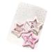 Star Hair Clips 3 Piece Hollow Star Hair Clips Women Hair Accessories for Thin Hair for Girl (Roseate)