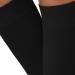 SOLIDEA Unisex Active Energy Knee High Compression Socks 12/15 mmHg - Stylish Black Support for Travel & Sports - Buy Online on GoSupps.com