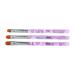 99nails Gel Brush Set - 7 Pink Handle Acrylic Nail Art Brushes for Gel Nail Design & UV Gel Modeling - Buy Online on GoSupps.com